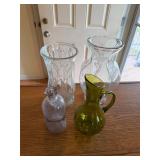 Vintage glass vase collectables