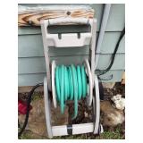 Hose reel with hose