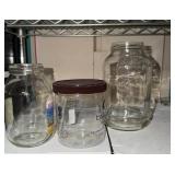 Glass and plastic jars