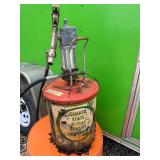 Quaker state lubester grease can, missing bottom