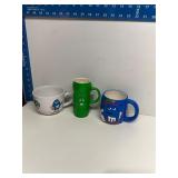 M&M ceramic mugs