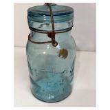 Ball mason jar blue tint