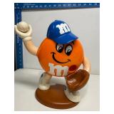 M& M baseball player candy dispenser