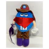 M&M Wild West plush cowboy figure