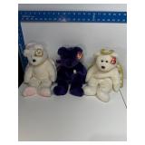 Ty beanie baby bears collectible group lot