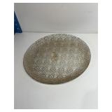 MCM Georges Briard IBERIA 22K Gold Embossed Round