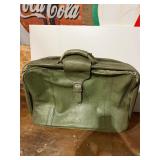 Vintage green tote bag