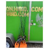 Fishing pole group lot