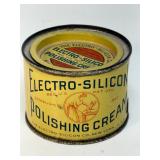 Electro silicon polishing cream vintage tin