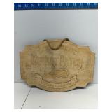 Carrot patch wooden sign