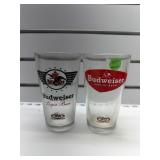 Budweiser retro 36 and 52 glasses
