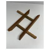 Primitive wool, yarn, skein winder tool