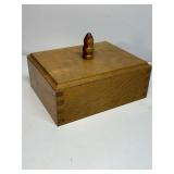 Dovetail butter mold trinket box