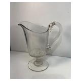 Early American pattern glass pitcher