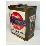 Redoco Red head motor oil 2 gallon can