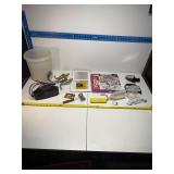 Tupperware, toy, clock misc group