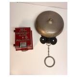 Bell system emergency alarm and mechanical bell