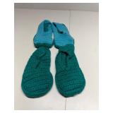 Handmade crochet slippers