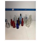 Glass bottle group lot