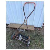 vintage Craftsman manual push reel mower