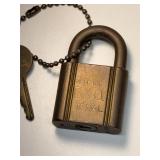 Yale B&O Baltimore & Ohio railroad padlock