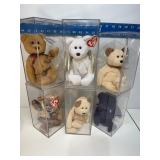 Ty beanie baby bears collectible group lot