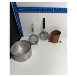 Vintage sifters/ strainers lot