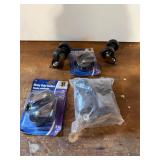 Caster wheels and leg bottoms lot
