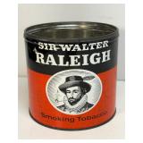 Sir Walter Raleigh smoking tobacco tin