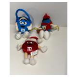 M&M plush Christmas oversized ornaments