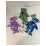 Ty beanie baby bears collectible group lot