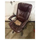 Leather office chair