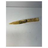 Handmade knife bone or ivory style