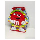 M&M travel tin lunchbox container