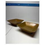 Pair of potpourri dishes