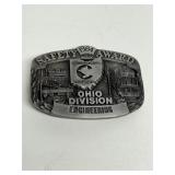 Ohio division of engineering belt buckle