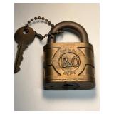 Yale B&O Baltimore & Ohio railroad padlock