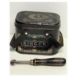 Singer storage tin and tracing tool