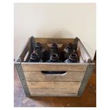 Sealtest milk crate And bottles