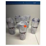 6 red lion tumblers