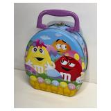 M&M Easter travel tin lunchbox container