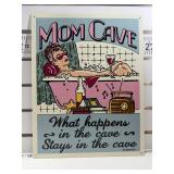 Mom cave sign
