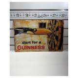 Dart for a Guinness sign