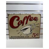 Coffee 5c sign