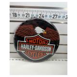 Harley round sign