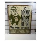 Drink more beer sign