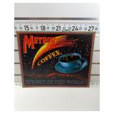 Meteor coffee sign