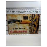 Dart for a Guinness sign