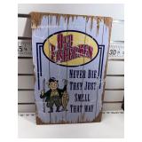 Old fashioned sign