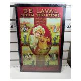 De laval cream separator sign